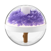 270ML Air Humidifier USB Rechargeable 800Mah Home Hydration Humidifier Colour LED Light Mist Maker Flower Humidificador